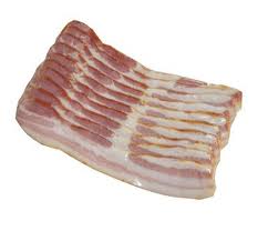 .Bacon unsmoked streaky